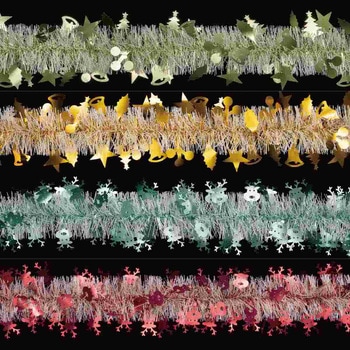 冬装飾 クリスマス用品 パステルクリスマスモチーフモール 270cm ストア・エキスプレス