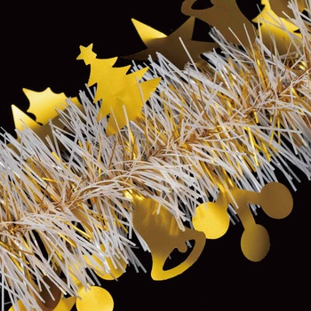 冬装飾 クリスマス用品 パステルクリスマスモチーフモール 270cm ストア・エキスプレス