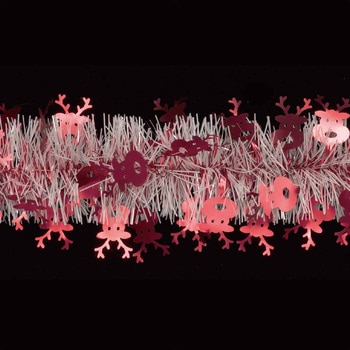 冬装飾 クリスマス用品 パステルクリスマスモチーフモール 270cm ストア・エキスプレス