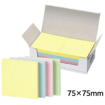 ふせん<K2>75×75・4色混・10P コクヨ