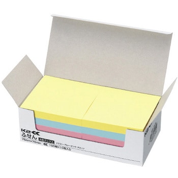 ふせん<K2>75×75・4色混・10P コクヨ