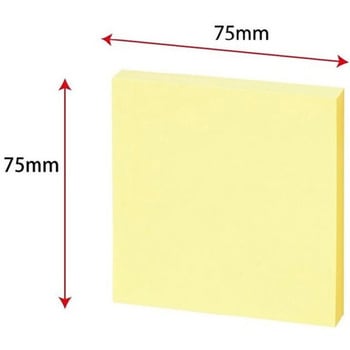 ふせん<K2>75×75・4色混・10P コクヨ