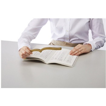 本に寄り添う文鎮(真鍮製) コクヨ