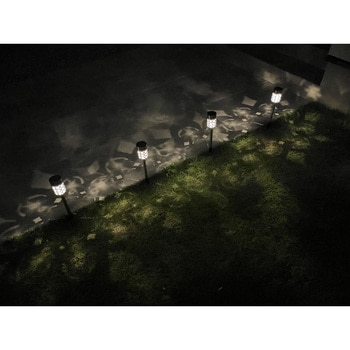 幾何学模様ガーデンソーラーライト4本組 ファミリー・ライフ