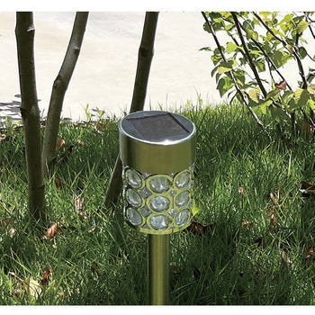 幾何学模様ガーデンソーラーライト4本組 ファミリー・ライフ