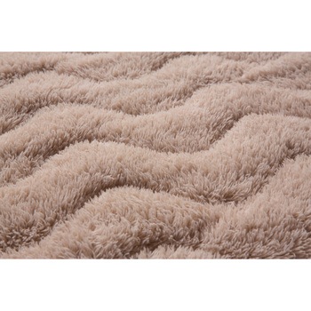 吸湿発熱ムートン調ボリューム敷パッド2色組 ファミリー・ライフ