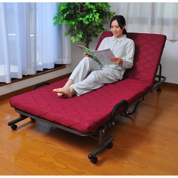 高反発メッシュ仕様収納式リクライニングベッド ファミリー・ライフ