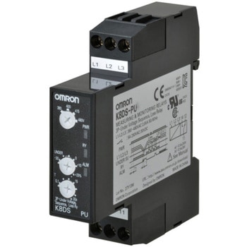 三相不足電圧+逆相欠相リレー K8DS-PU omron(オムロン)