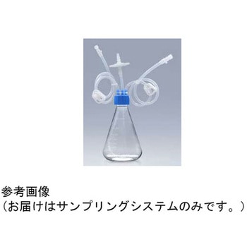 クローズドサンプリングシステム 三角フラスコ用 1個×6パック入 CELCUFGシリーズ GVS