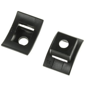 結束バンドベース LKC 長さ 25mm 幅 17 mm ナイロン 66 黒 1袋 100個入 ヘラマンタイトン(タイトン)