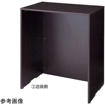 木製ハイカウンター H100cm 61-427シリーズ アズワン