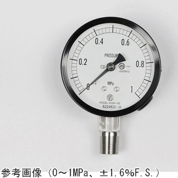 普通形圧力計(Φ75)立形A枠 AC20-183シリーズ - 長野計器