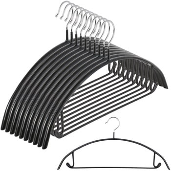 すべり止めアーチ型ハンガー  黒 アーテック[学校教材・教育玩具]