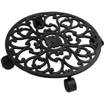 アイアン製プランタースタンドキャスター付 35cm「DECOR」(デコール) 住まいスタイル