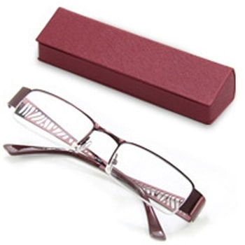 老眼鏡 レッド 眼鏡ケース付き SG-04RDシリーズ I.L.K(池田レンズ工業)