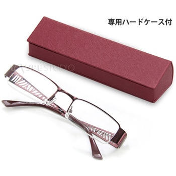老眼鏡 レッド 眼鏡ケース付き SG-04RDシリーズ I.L.K(池田レンズ工業)