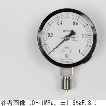 普通形圧力計(Φ75)立形A枠 AC20-133シリーズ 長野計器