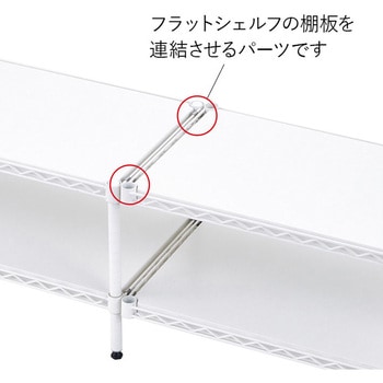 フラットシェルフ用連結アドオンシェルフコネクター ERECTA(エレクター)