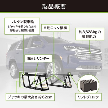 QuickJack 8000TL ポータブル カーリフトシステム QuickJack(クイックジャック)