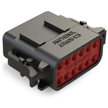 ケーブルコネクタ 12極 メス 自動車用コネクタ 1袋 2個入 AMPHENOL