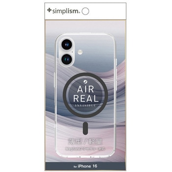 TR-IP24M2-ARPMS-CLBK iPhone 16 [AIR-REAL INVISIBLE] MagSafeΉ ^yʃn[hP[X NAubN Simplism 66506426