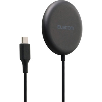 ワイヤレス充電器 Qi2 25W マグネット式 ズレにくい 異物検知機能 USB-Cケーブル一体1.5m エレコム