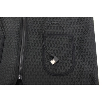 発熱ヒーターベスト(ACアダプター+モバイルバッテリー付き) ファミリー・ライフ