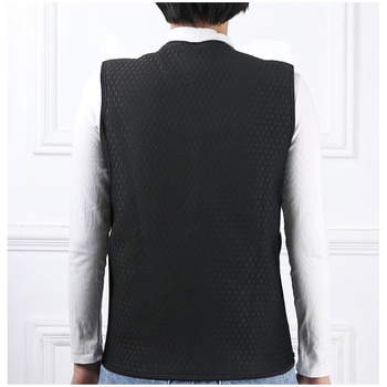 発熱ヒーターベスト(ACアダプター+モバイルバッテリー付き) ファミリー・ライフ