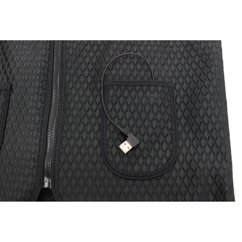 発熱ヒーターベスト(ACアダプター+モバイルバッテリー付き) ファミリー・ライフ