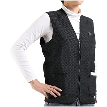 発熱ヒーターベスト(ACアダプター+モバイルバッテリー付き) ファミリー・ライフ