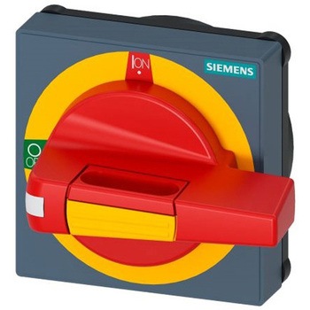 ロータリハンドル 3KD サイズ 1 及び 2、3KF サイズ 1用 赤/黄 45mm Sentron 8UD SIEMENS