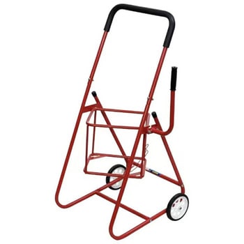 ハンドル付一斗缶スタンド(タイヤ付) アルミス