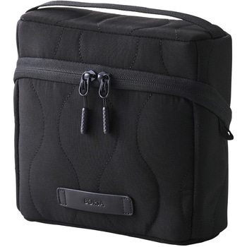 ガジェットポーチ 大容量 自立型 ハンドル付き 撥水 キルティング デスクオーガナイザー 収納ケース エレコム