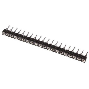 ピンヘッダ ピンソケット 1列 ストレート 2.54mm 20極 スルーホール 1袋 5個入 TE Connectivity Japan(旧:TYCOELECTRONICS(タイコエレクトロニクス))