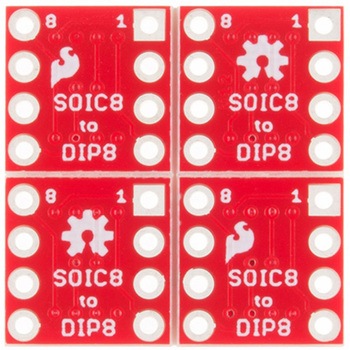 SOIC TO DIP ADAPTER 8PIN1=4PCS SPARKFUN