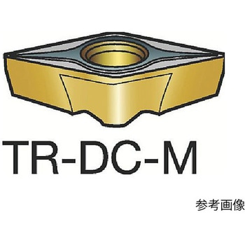 コロターンTR 旋削用ポジ・チップ(310)1セット(10個入) TRDC1308Mシリーズ サンドビック