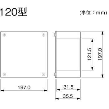 MDB1212 エムケーダクト ブンキボックス マサル工業 1個 MDB1212