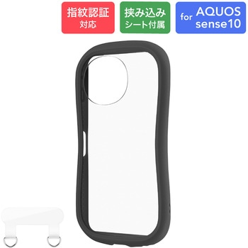 AQUOS sense10/sense9 耐衝撃ハイブリッドケース 「ViAMO fly」 ダークグレー LEPLUS NEXT