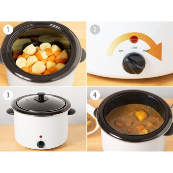 電気煮込み鍋「スロークッカー」3.0L - ファミリー・ライフ