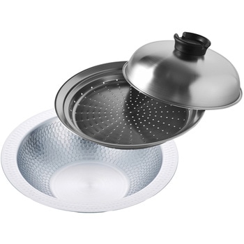 IH対応よせしゃぶ鍋(蒸し器付き) ファミリー・ライフ