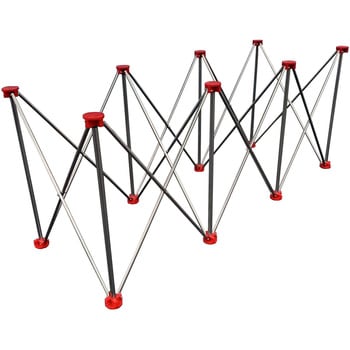 スパイダーレッグワークテーブル8脚 アルミス