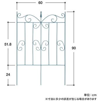 フラワートレリス パピヨン 60×90cm タカショー