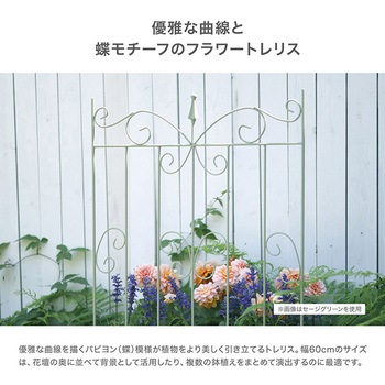 フラワートレリス パピヨン 60×90cm タカショー
