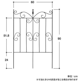 フラワートレリス パピヨン 60×90cm タカショー