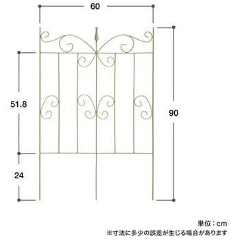 フラワートレリス パピヨン 60×90cm タカショー