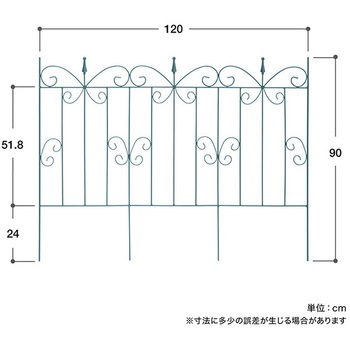 フラワートレリス パピヨン 120×90cm タカショー