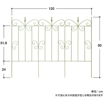 フラワートレリス パピヨン 120×90cm タカショー