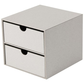 リトレイ チェスト2段/ライトグレー ナカバヤシ