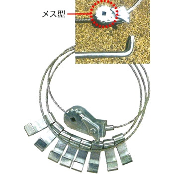 ラチェット式ワイヤーバンド 丸親
