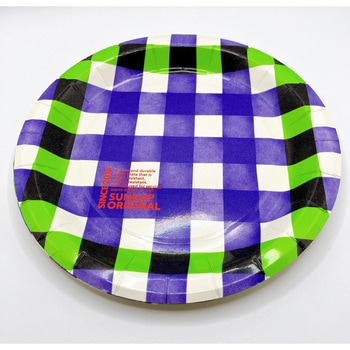 FMX ギンガムペーパープレート サンナップ